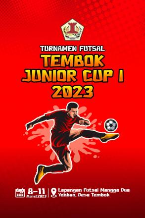 Pengumuman Turnamen Futsal Junior CUP I 